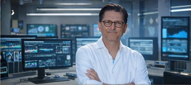 Theo Heuss – KI-Expert im Kontrollraum